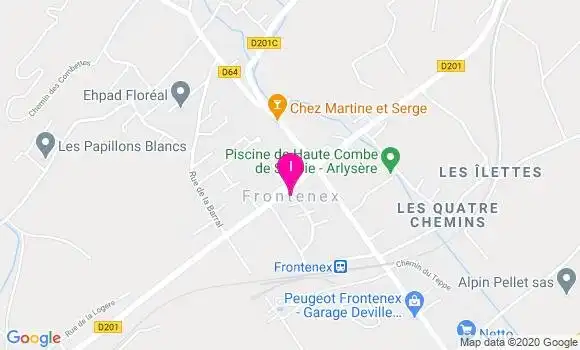 Localisation Fanny Grandchamp
