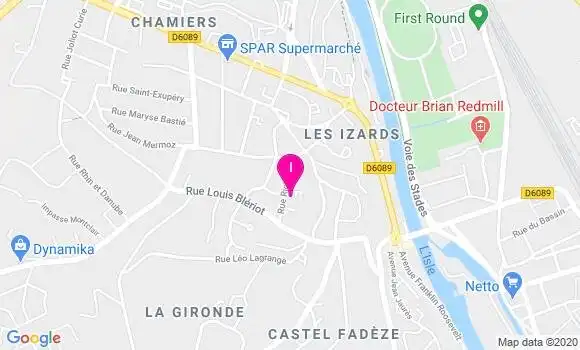Localisation Magali Arnaud