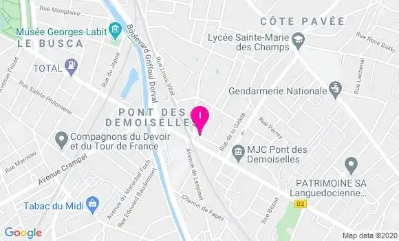 Localisation Sabrina Janis