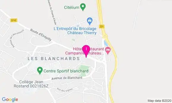 Localisation Christine Bruneaux