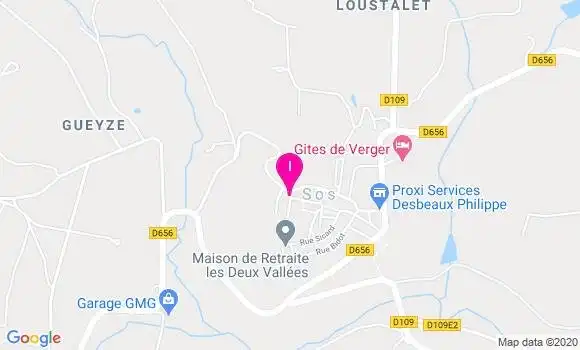 Localisation Lucie Caillau