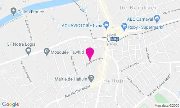 Localisation Perrine Baron