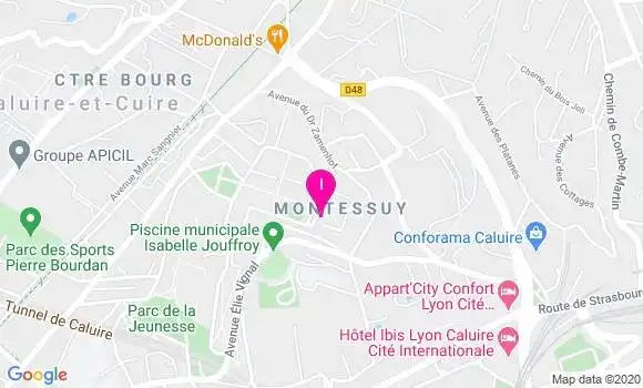 Localisation Laura Descombes