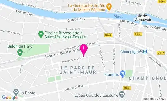 Localisation Chantal Fiaga
