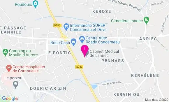 Localisation Brigitte Plassart