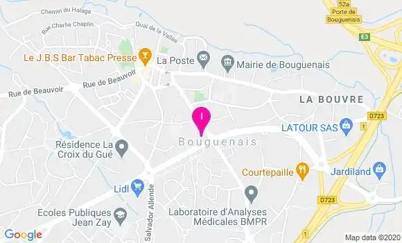 Localisation Emilie Louvel