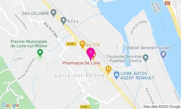 Localisation Coralie Guillaumond