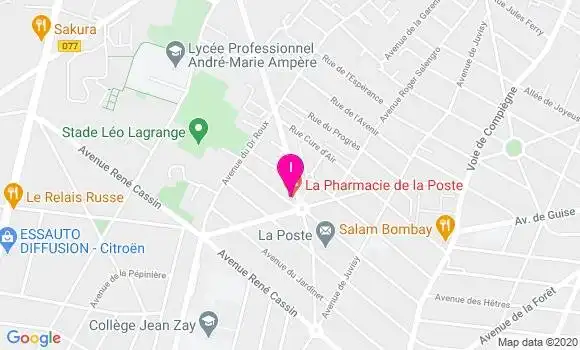 Localisation Carole Palene