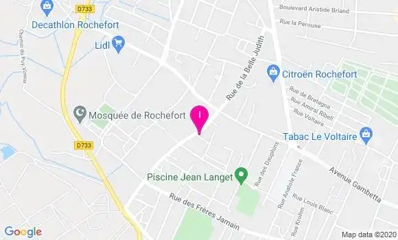 Localisation Isabelle Rousseau
