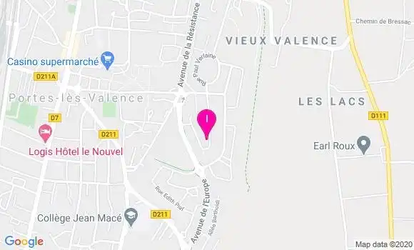 Localisation Candice Reymond