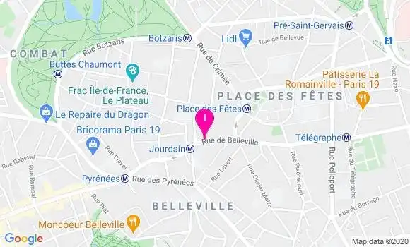 Localisation Caroline Brousse