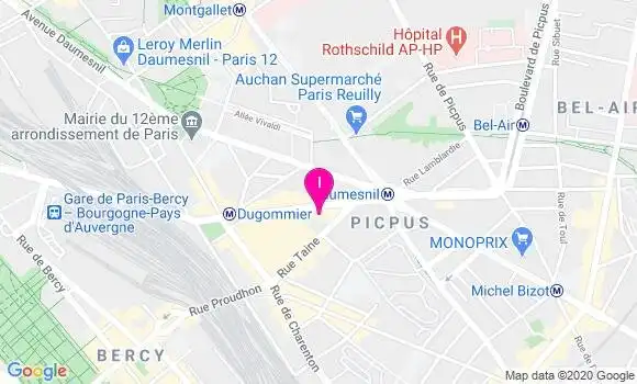 Localisation Charlotte Gervais