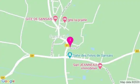 Localisation Emilie Poiraudeau