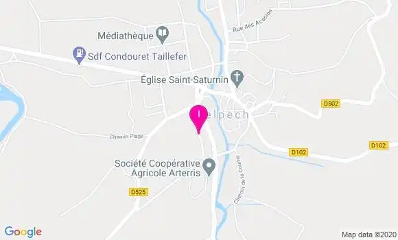 Localisation Fanny Razous