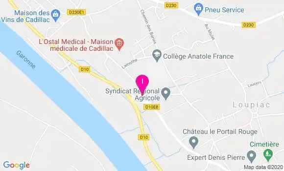 Localisation Emilie Dhesse