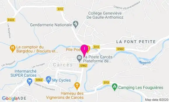 Localisation Luc Balouet