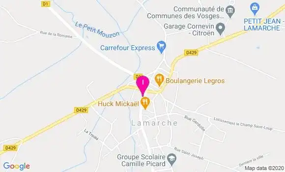 Localisation Agathe Conrard