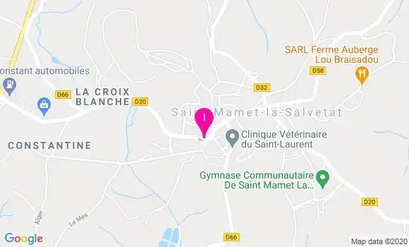 Localisation Ludivine Neveu
