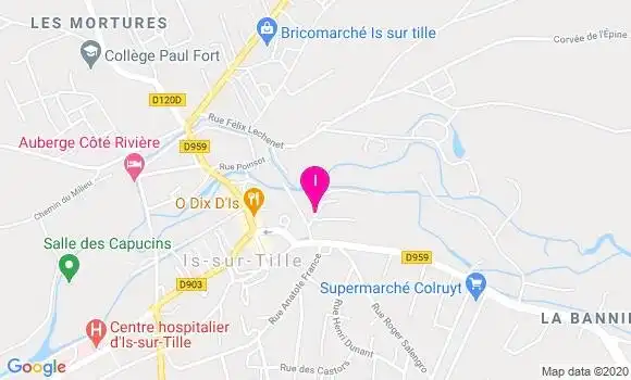 Localisation Sarah Couraillon