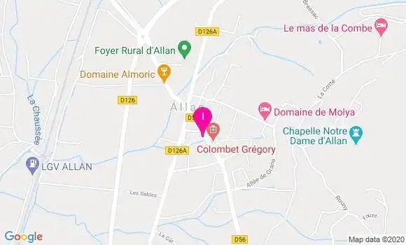 Localisation Cindy Andre