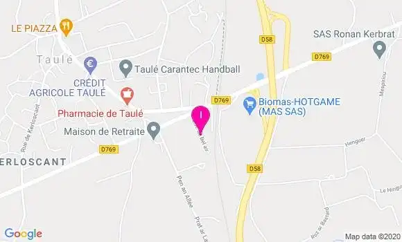 Localisation Carole Morvan