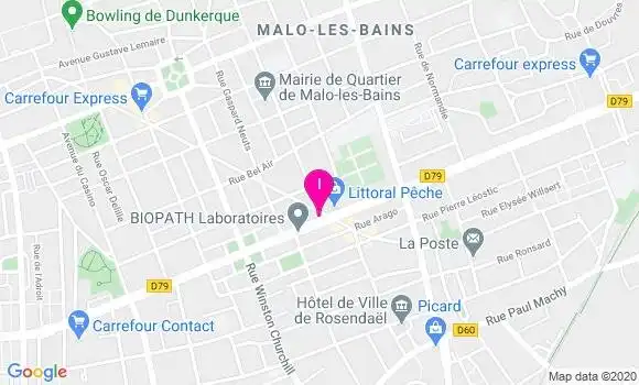 Localisation Ophelie Anquez
