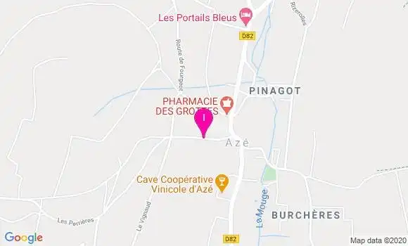 Localisation Coralie Lagrange