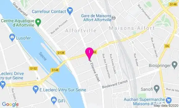 Localisation Charlotte Mione