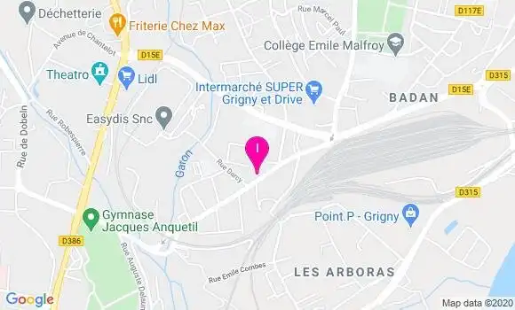 Localisation Justine Lafont