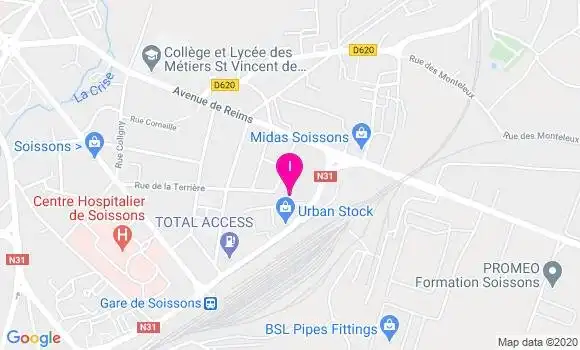 Localisation Rebecca Diot