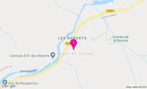 Localisation Emilie Chabert
