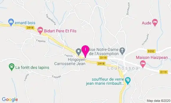 Localisation Tania Paviot