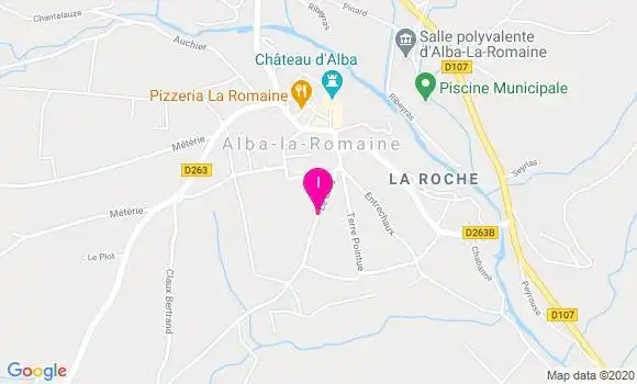Localisation Adele Lacoste