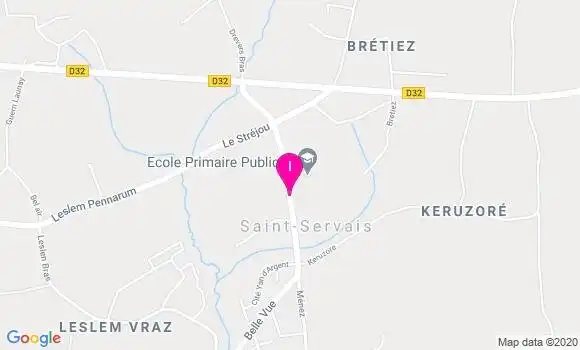 Localisation Sarah Pennec