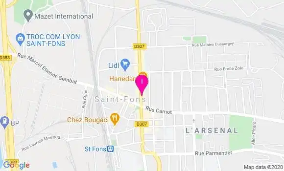 Localisation Najia Loukili