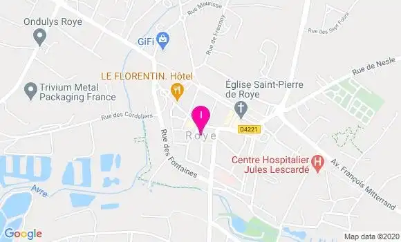 Localisation Justine Nortier