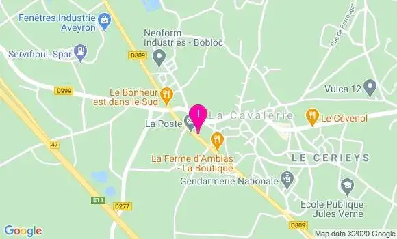 Localisation Audrey Douls Chauchard