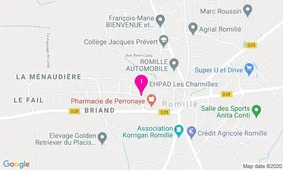 Localisation Noellie Prunier