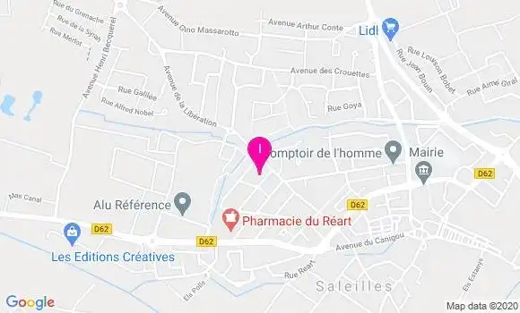 Localisation Emilie Chatenet