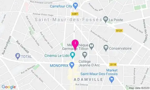 Localisation Rachel Aquistapace