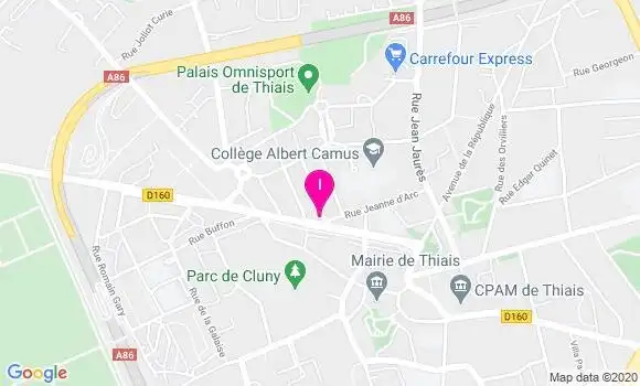 Localisation Audrey Tohier