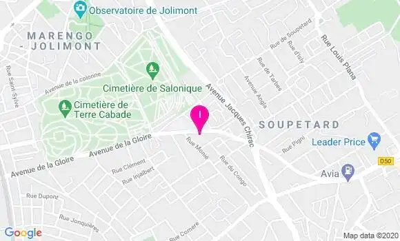Localisation Helene Treca