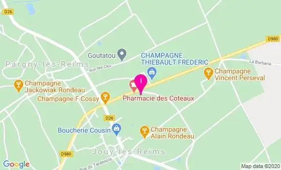 Localisation Amandine Dejoie