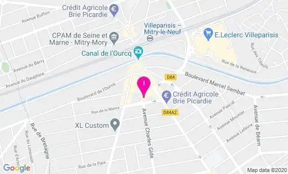 Localisation Thomas Moire