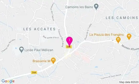 Localisation Marie France Benazet