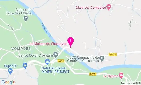 Localisation Hermine Martin