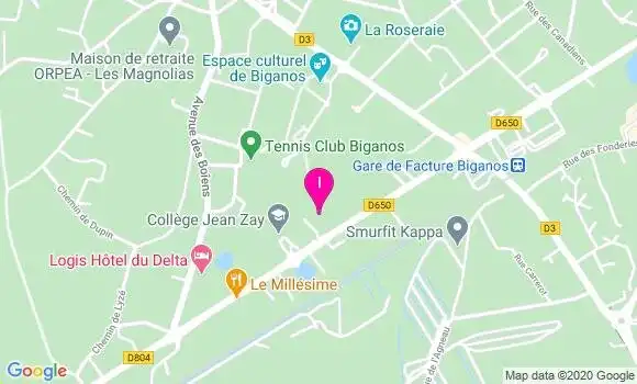 Localisation Coralie Ziane