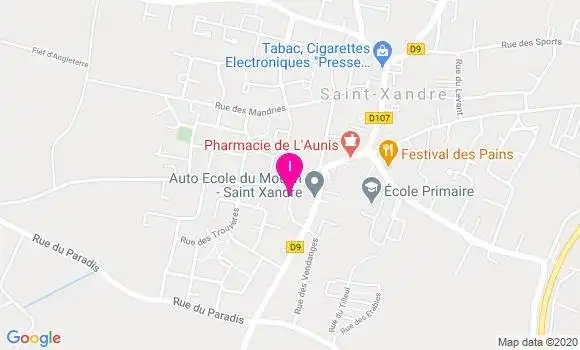 Localisation Emilyne Barrault