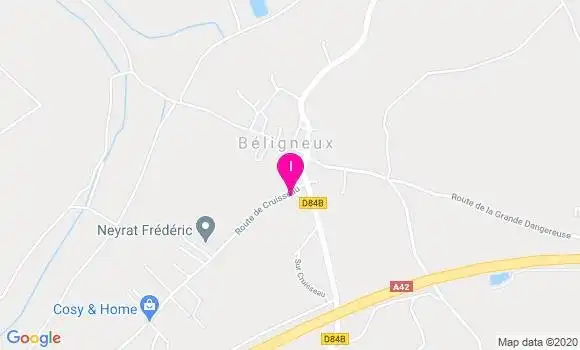 Localisation Jennifer Lagoutte