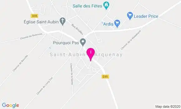 Localisation Murielle Helin